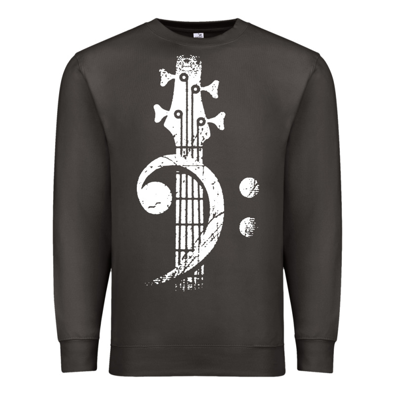 Musical Guitar Bass Premium Sweatshirt by artisFamous | Teevron