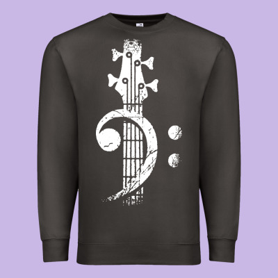Musical Guitar Bass Premium Sweatshirt Designed By Artisfamous