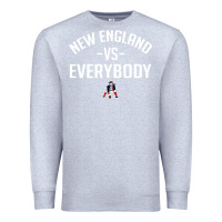 Heather Grey new england everybody Premium Sweatshirt - artisFamous