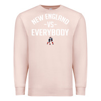 Pale Pink new england everybody Premium Sweatshirt - artisFamous