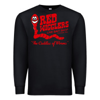 Black red wigglers Premium Sweatshirt - artisFamous