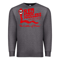 Charcoal Heather red wigglers Premium Sweatshirt - artisFamous