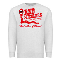 Oatmeal Heather red wigglers Premium Sweatshirt - artisFamous