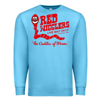 Ocean Blue red wigglers Premium Sweatshirt - artisFamous