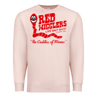 Pale Pink red wigglers Premium Sweatshirt - artisFamous