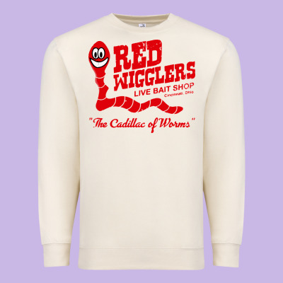 Red Wigglers Premium Sweatshirt Designed By Artisfamous