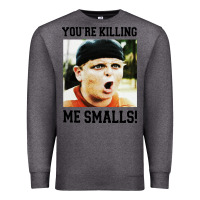 Charcoal Heather sandlot me smalls Premium Sweatshirt - artisFamous