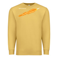 Antique Gold SpaceX Rocket Premium Sweatshirt - artisFamous
