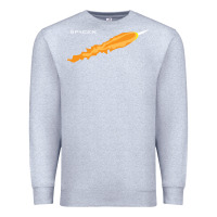 Heather Grey SpaceX Rocket Premium Sweatshirt - artisFamous