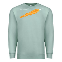 Seafoam SpaceX Rocket Premium Sweatshirt - artisFamous