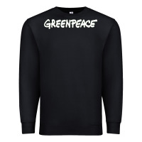 Black Greenpeace Premium Sweatshirt - artisFamous