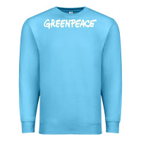 Ocean Blue Greenpeace Premium Sweatshirt - artisFamous