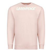 Pale Pink Greenpeace Premium Sweatshirt - artisFamous