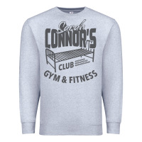 Heather Grey Sarah Connor's Club - Gym & Fitness Premium Sweatshirt - artisFamous
