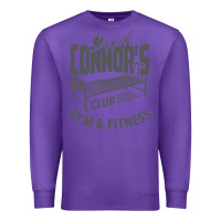 Purple Sarah Connor's Club - Gym & Fitness Premium Sweatshirt - artisFamous