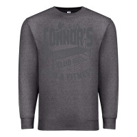 Charcoal Heather Sarah Connor's Club - Gym & Fitness Premium Sweatshirt - artisFamous