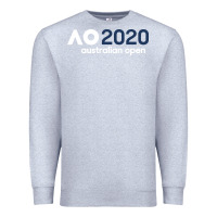 Heather Grey australian open Premium Sweatshirt - artisFamous