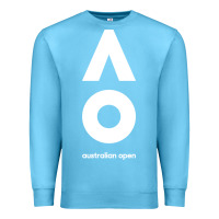 Ocean Blue australian open Premium Sweatshirt - artisFamous
