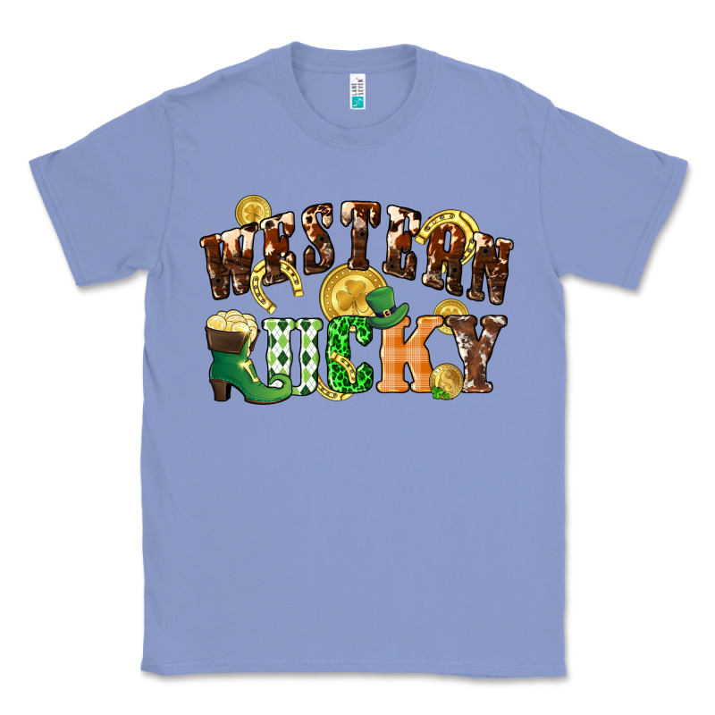 Western Lucky St. Patrick's Day Classic Tee by CowGirlArtShop | Teevron