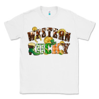 White Western lucky St. Patrick's Day Classic Tee - CowGirlArtShop