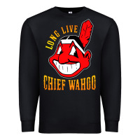 Black long live chief wahoos Premium Sweatshirt - artisFamous