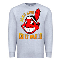 Heather Grey long live chief wahoos Premium Sweatshirt - artisFamous