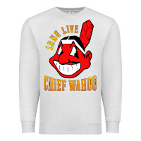 Oatmeal Heather long live chief wahoos Premium Sweatshirt - artisFamous