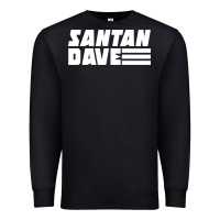 Black Santan Dave Premium Sweatshirt - artisFamous