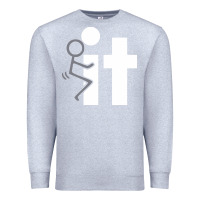 Heather Grey it funny adult tshirt funny Premium Sweatshirt - artisFamous