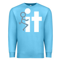 Ocean Blue it funny adult tshirt funny Premium Sweatshirt - artisFamous
