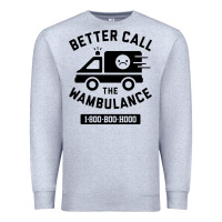 Heather Grey wambulance Premium Sweatshirt - artisFamous