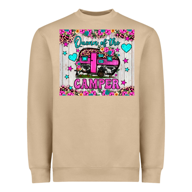 Queen Of The Camper Heavyweight Sweatshirt by JahusDesignShop | Teevron