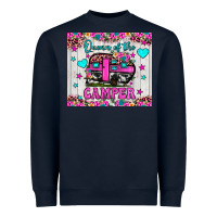 Navy queen of the camper Heavyweight Sweatshirt - JahusDesignShop