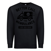 Black wambulance Premium Sweatshirt - artisFamous