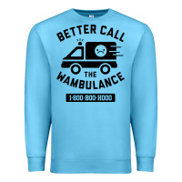 Ocean Blue wambulance Premium Sweatshirt - artisFamous