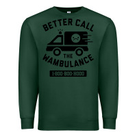 Sports Green wambulance Premium Sweatshirt - artisFamous