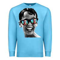Ocean Blue squints Premium Sweatshirt - artisFamous