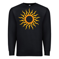 Black tribal sun Premium Sweatshirt - artisFamous