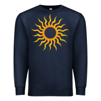 Navy tribal sun Premium Sweatshirt - artisFamous