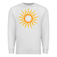 Oatmeal Heather tribal sun Premium Sweatshirt - artisFamous