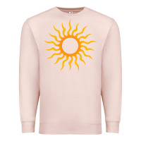 Pale Pink tribal sun Premium Sweatshirt - artisFamous