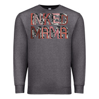 Charcoal Heather inked mama Premium Sweatshirt - JahusDesignShop