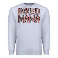 Heather Grey inked mama Premium Sweatshirt - JahusDesignShop
