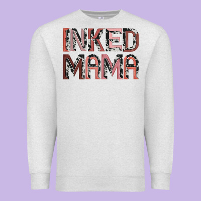 Inked Mama Premium Sweatshirt Designed By Jahusdesignshop
