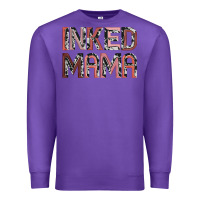 Purple inked mama Premium Sweatshirt - JahusDesignShop
