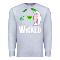 Heather Grey wicked halloween Premium Sweatshirt - artisFamous