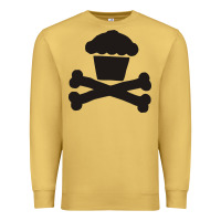 Antique Gold johnny cupcakes funny skull Premium Sweatshirt - artisFamous