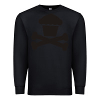Black johnny cupcakes funny skull Premium Sweatshirt - artisFamous