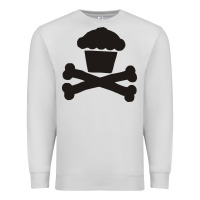 Dove Grey johnny cupcakes funny skull Premium Sweatshirt - artisFamous