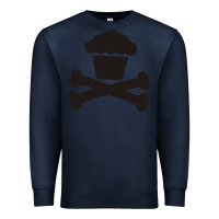 Navy johnny cupcakes funny skull Premium Sweatshirt - artisFamous